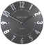 Bodhi Accessories Mulberry Wall Clock Graphite Silver House of Isabella UK