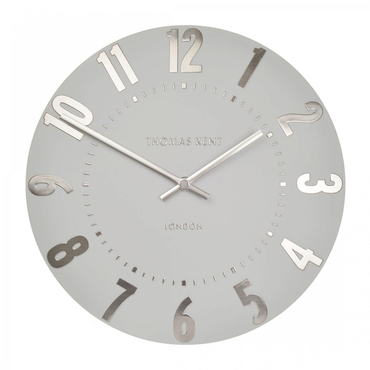Bodhi Accessories Mulberry Wall Clock Silver Cloud House of Isabella UK