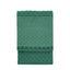 Bodhi Accessories Nalu Knitted Herringbone Throw Green House of Isabella UK