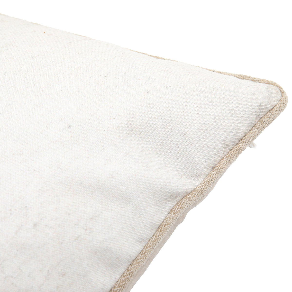 Bodhi Accessories Natural Thistle Cushion Embroider House of Isabella UK