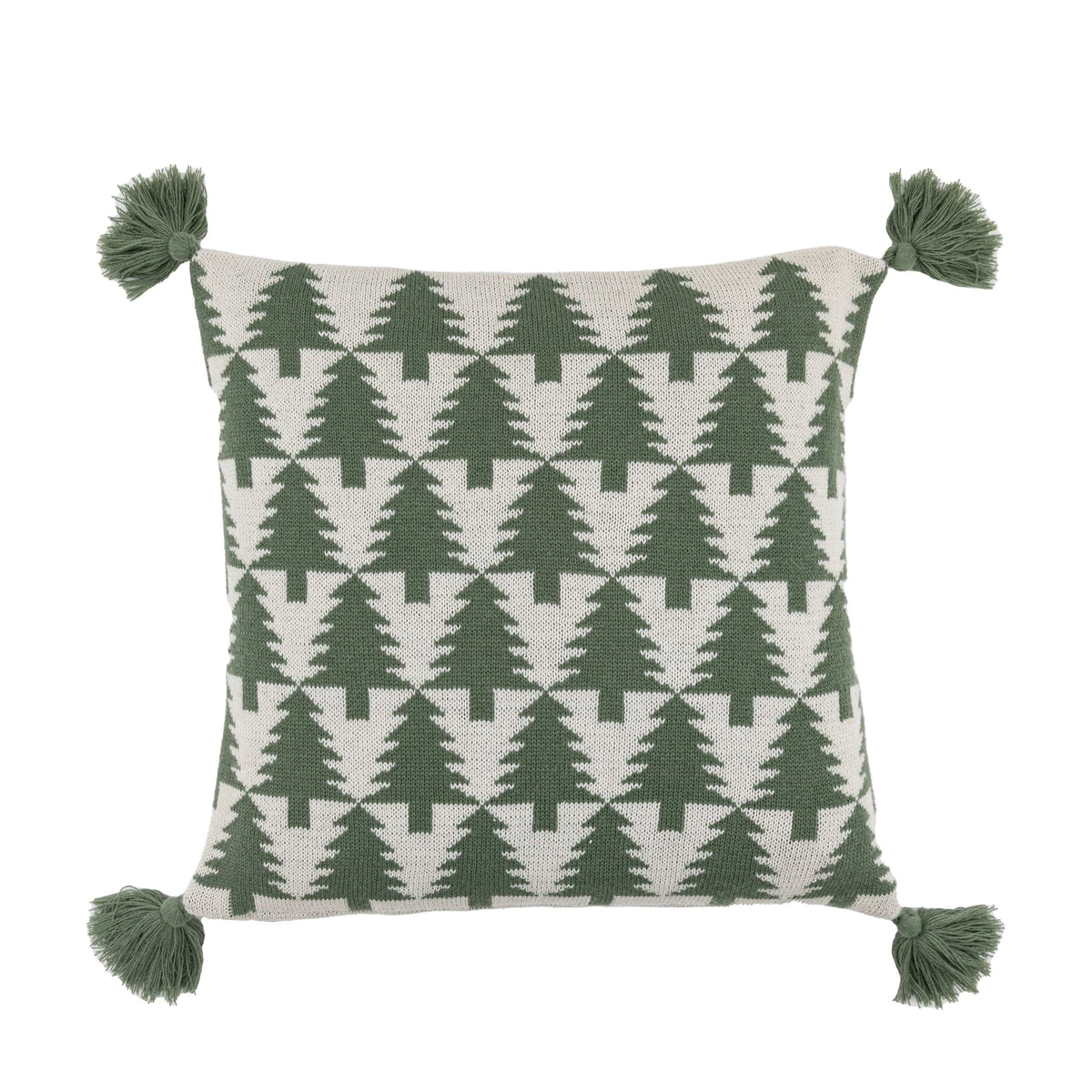 Bodhi Accessories Natures Forest Knit Tree Cushion House of Isabella UK