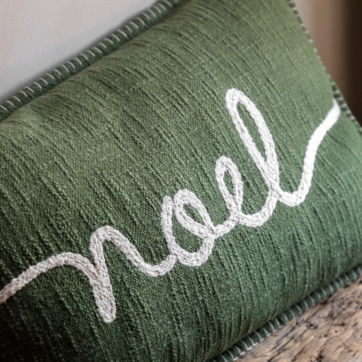 Bodhi Accessories Noel Script Cushion House of Isabella UK