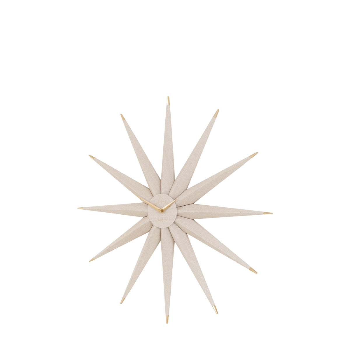 Bodhi Accessories North Star Wall Clock Light Grey House of Isabella UK