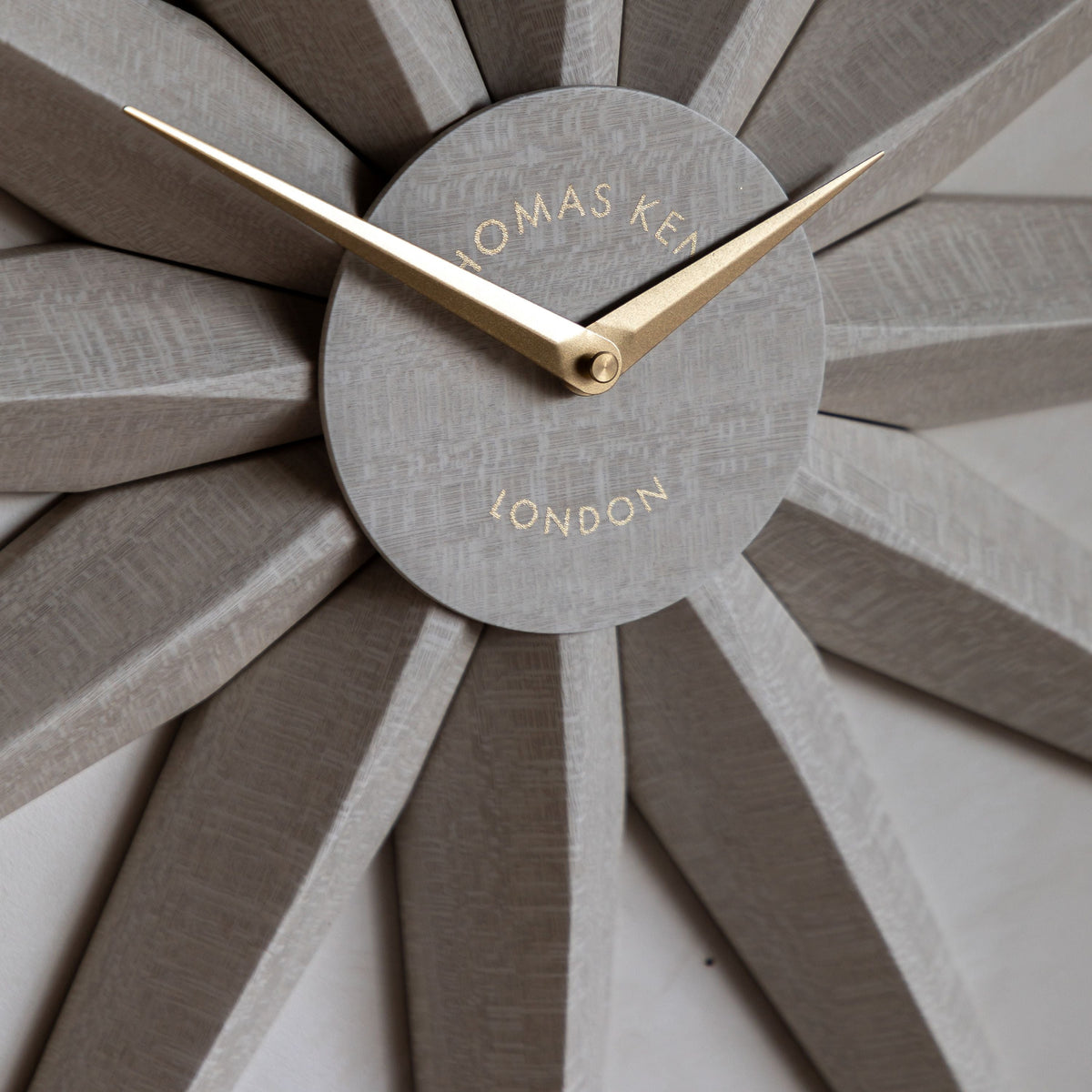 Bodhi Accessories North Star Wall Clock Light Grey House of Isabella UK