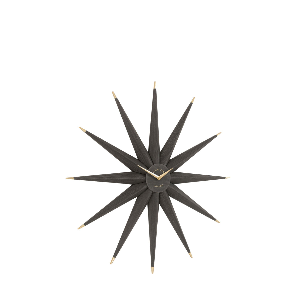 Bodhi Accessories North Star Wall Clock Warm Grey House of Isabella UK