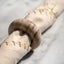 Bodhi Accessories Novi Napkin Rings Set of 4 Beige Marble House of Isabella UK