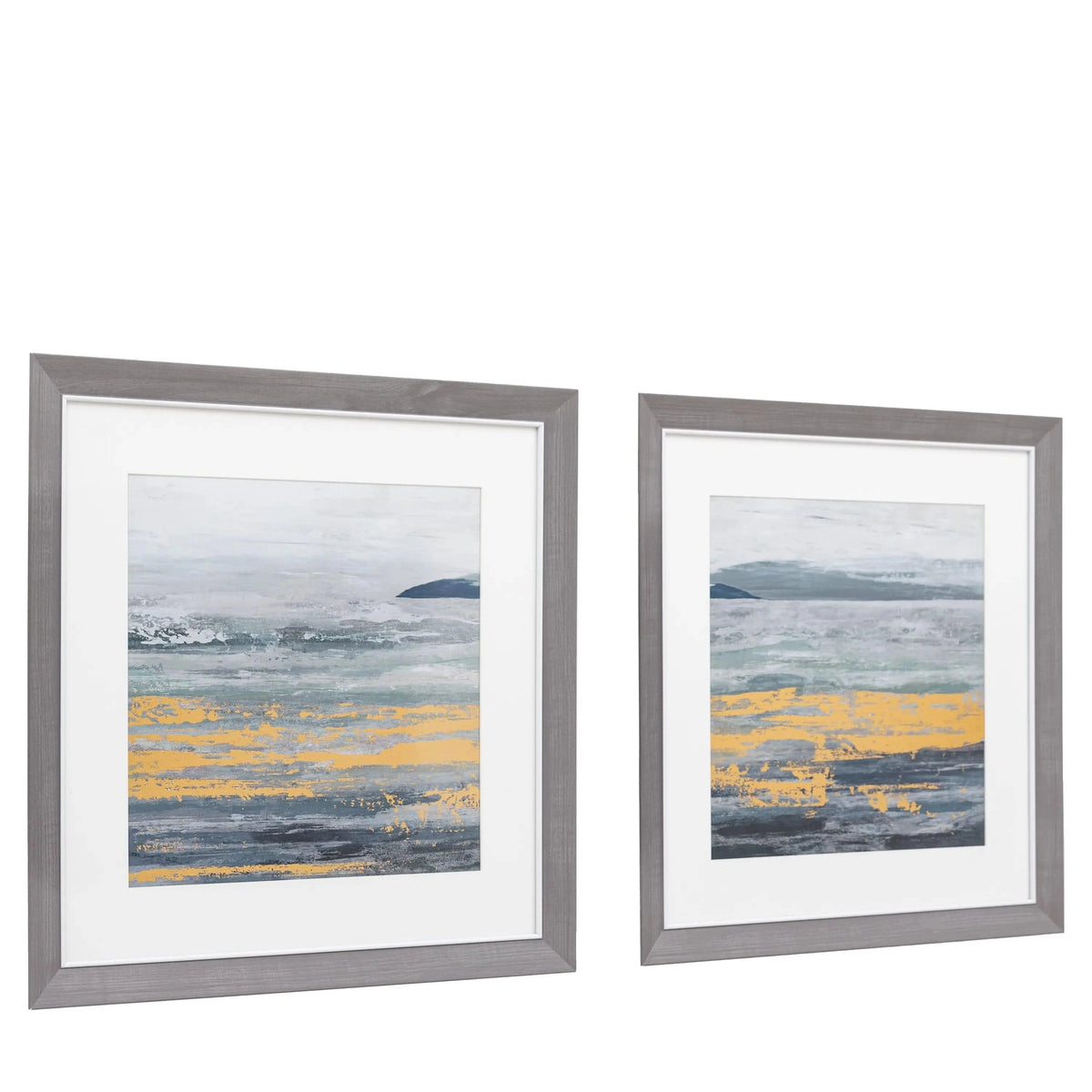 Bodhi Accessories Ocean Glimmer Framed Art Set of 2 House of Isabella UK