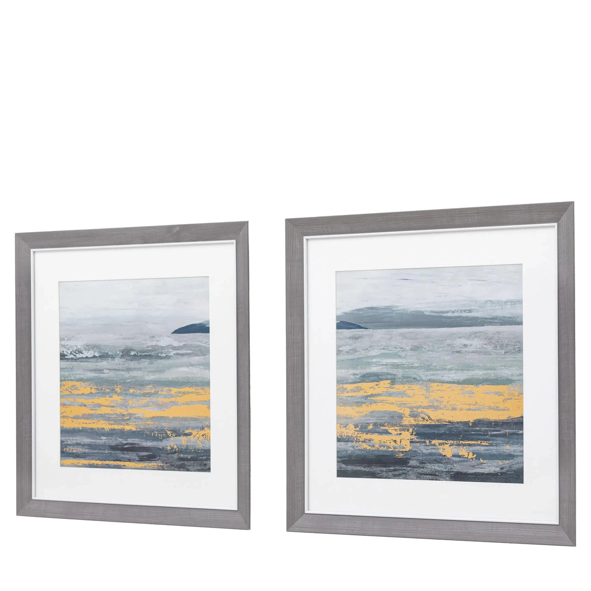 Bodhi Accessories Ocean Glimmer Framed Art Set of 2 House of Isabella UK