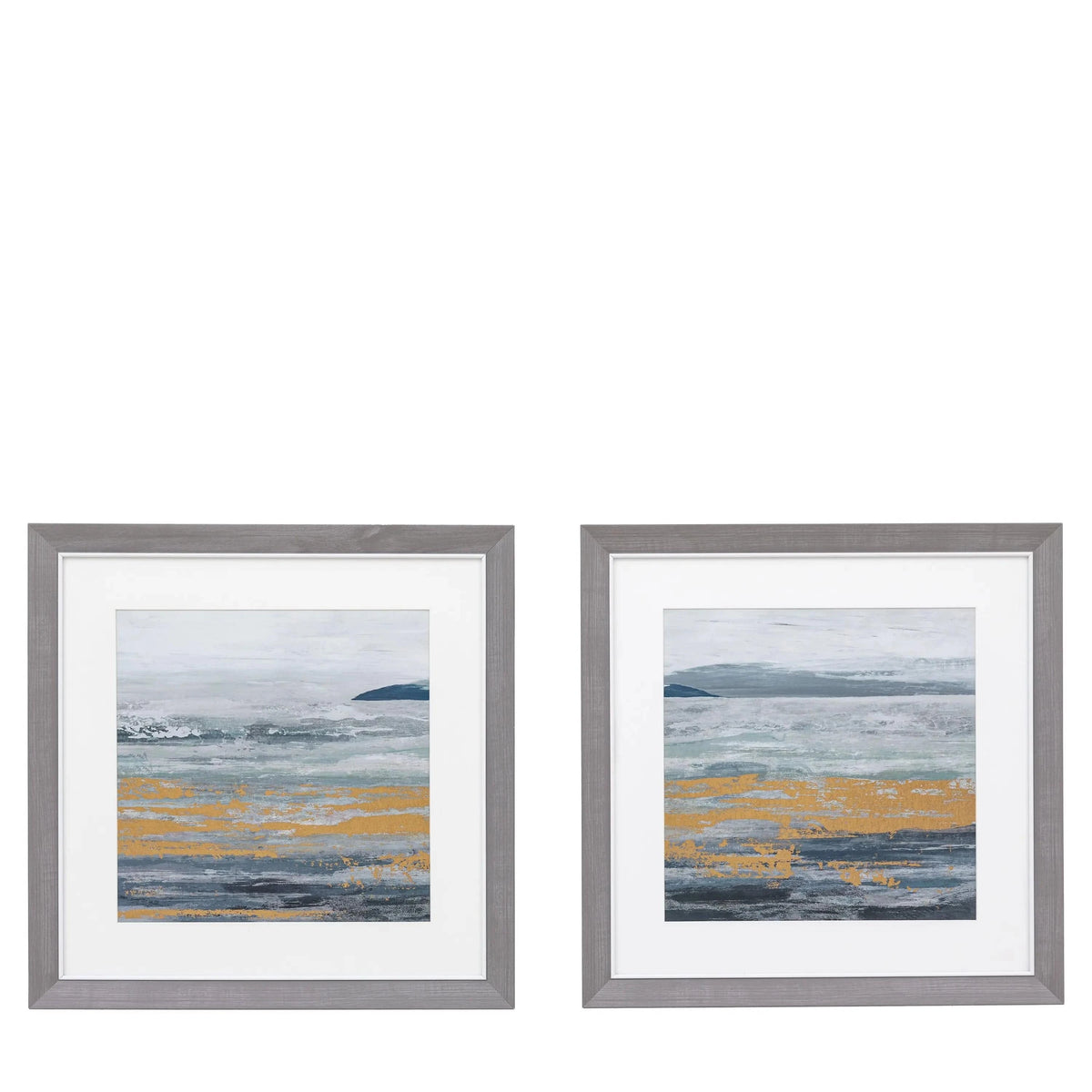 Bodhi Accessories Ocean Glimmer Framed Art Set of 2 House of Isabella UK