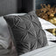 Bodhi Accessories Opulent Velvet Cushion Charcoal House of Isabella UK