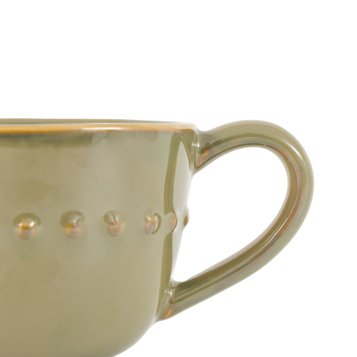 Bodhi Accessories Organic Beaded Mug Olive 4pk House of Isabella UK