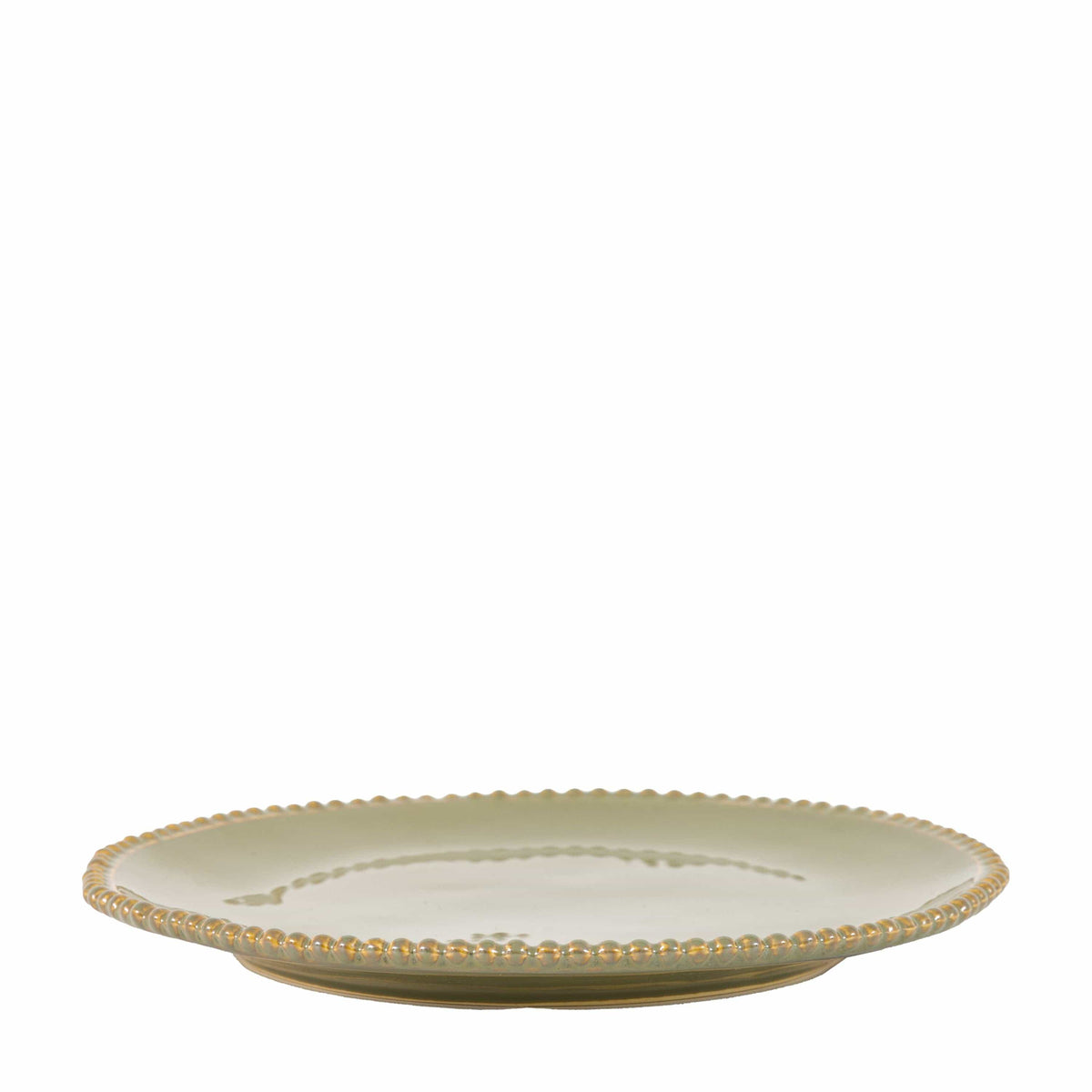 Bodhi Accessories Organic Beaded Side Plate Olive 4pk House of Isabella UK