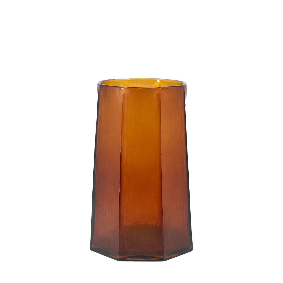 Bodhi Accessories Organic Faceted Hurricane Amber Large House of Isabella UK
