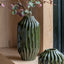 Bodhi Accessories Organic Ribbed Vase Olive Small House of Isabella UK