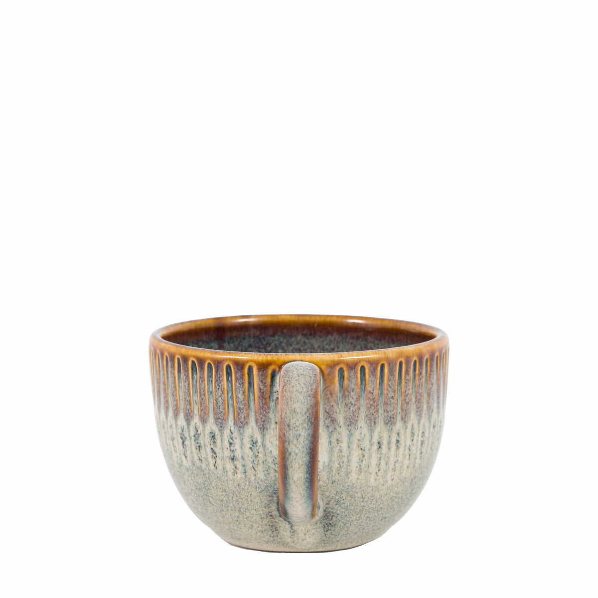 Bodhi Accessories Organic Ridged Mug Stone 4pk House of Isabella UK