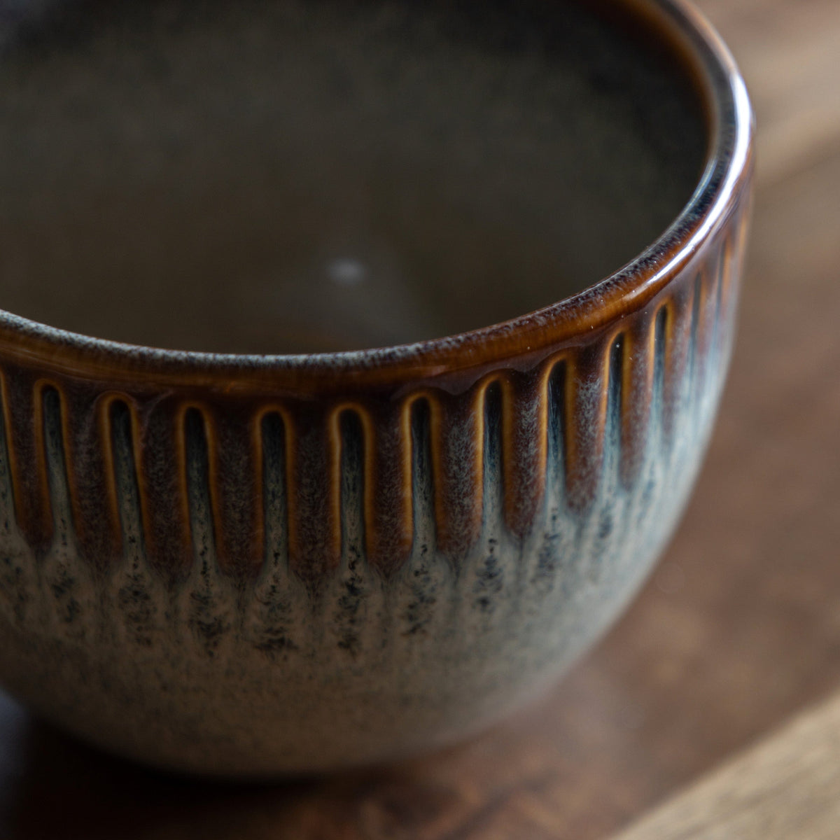 Bodhi Accessories Organic Ridged Mug Stone 4pk House of Isabella UK