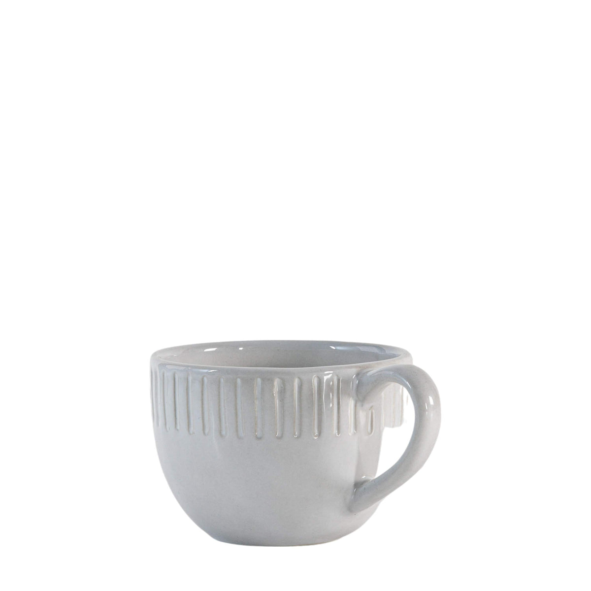 Bodhi Accessories Organic Ridged Mug White (4pk) House of Isabella UK