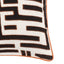 Bodhi Accessories Oskar Applique Cushion Blk & Apricot House of Isabella UK