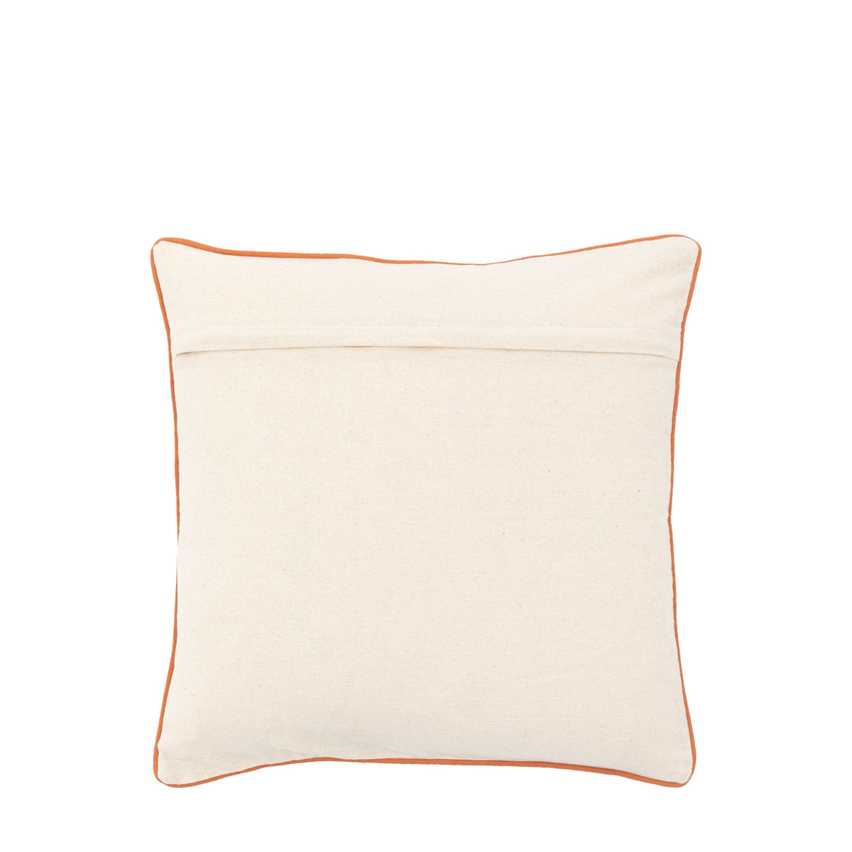 Bodhi Accessories Oskar Applique Cushion Blk & Apricot House of Isabella UK