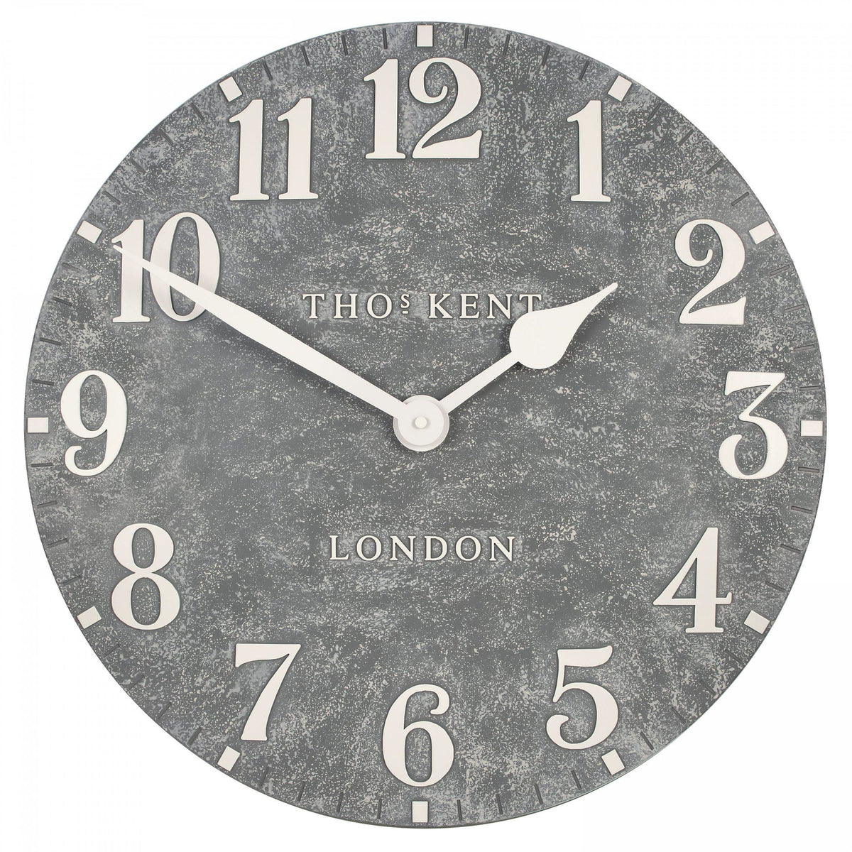 Bodhi Accessories Outdoor Wall Clock Arabic Cement House of Isabella UK