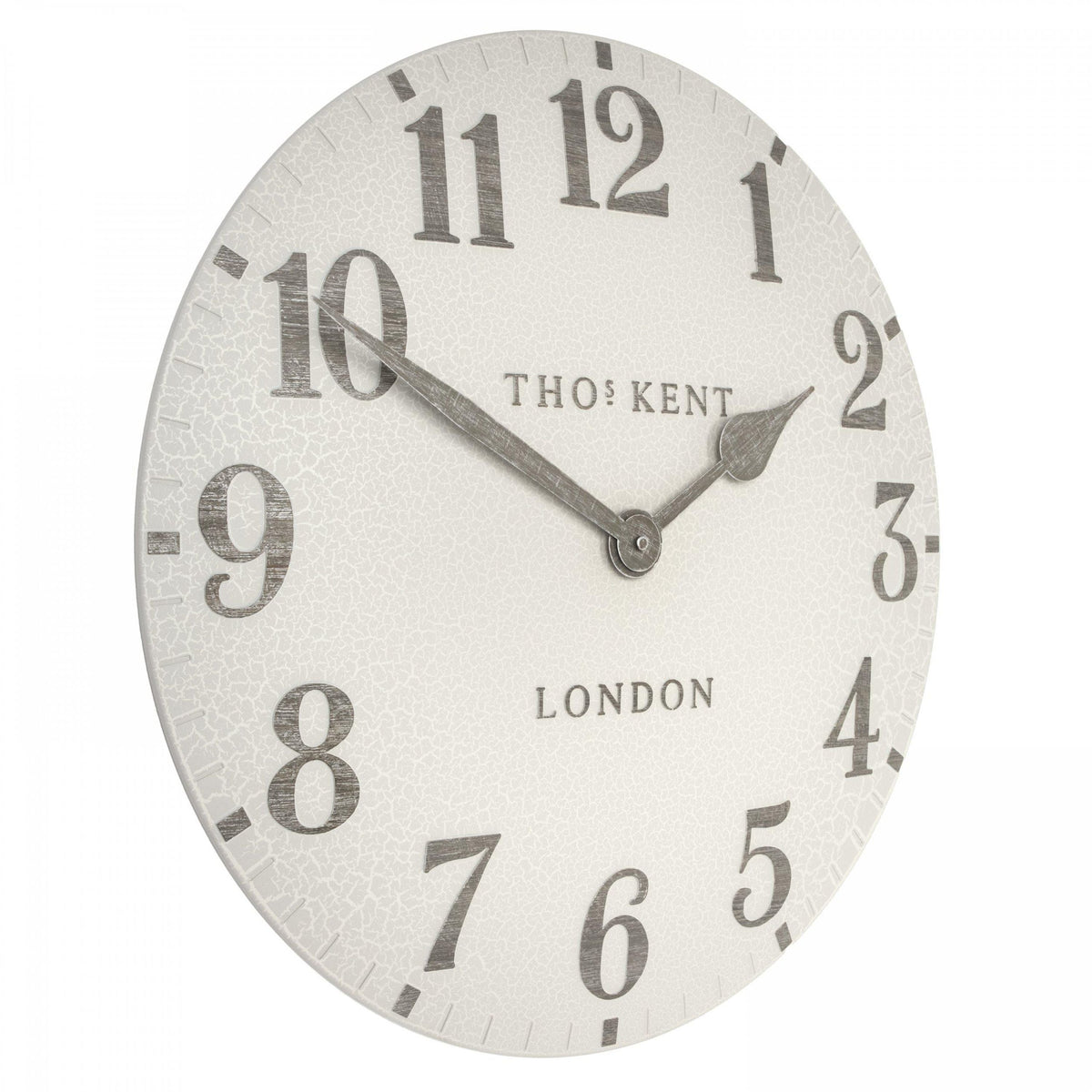 Bodhi Accessories Outdoor Wall Clock Arabic Crackle House of Isabella UK