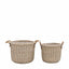 Bodhi Accessories Paraiso Round Baskets Set of 2 House of Isabella UK