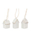Bodhi Accessories Pearly White Hanging House Ornaments 3pk House of Isabella UK