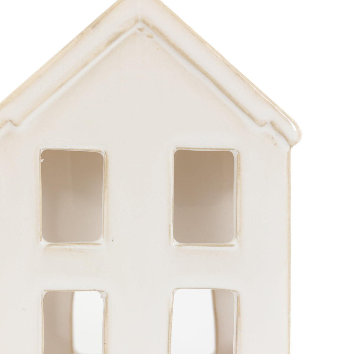 Bodhi Accessories Pearly White Houses Tealight Holder Trio House of Isabella UK