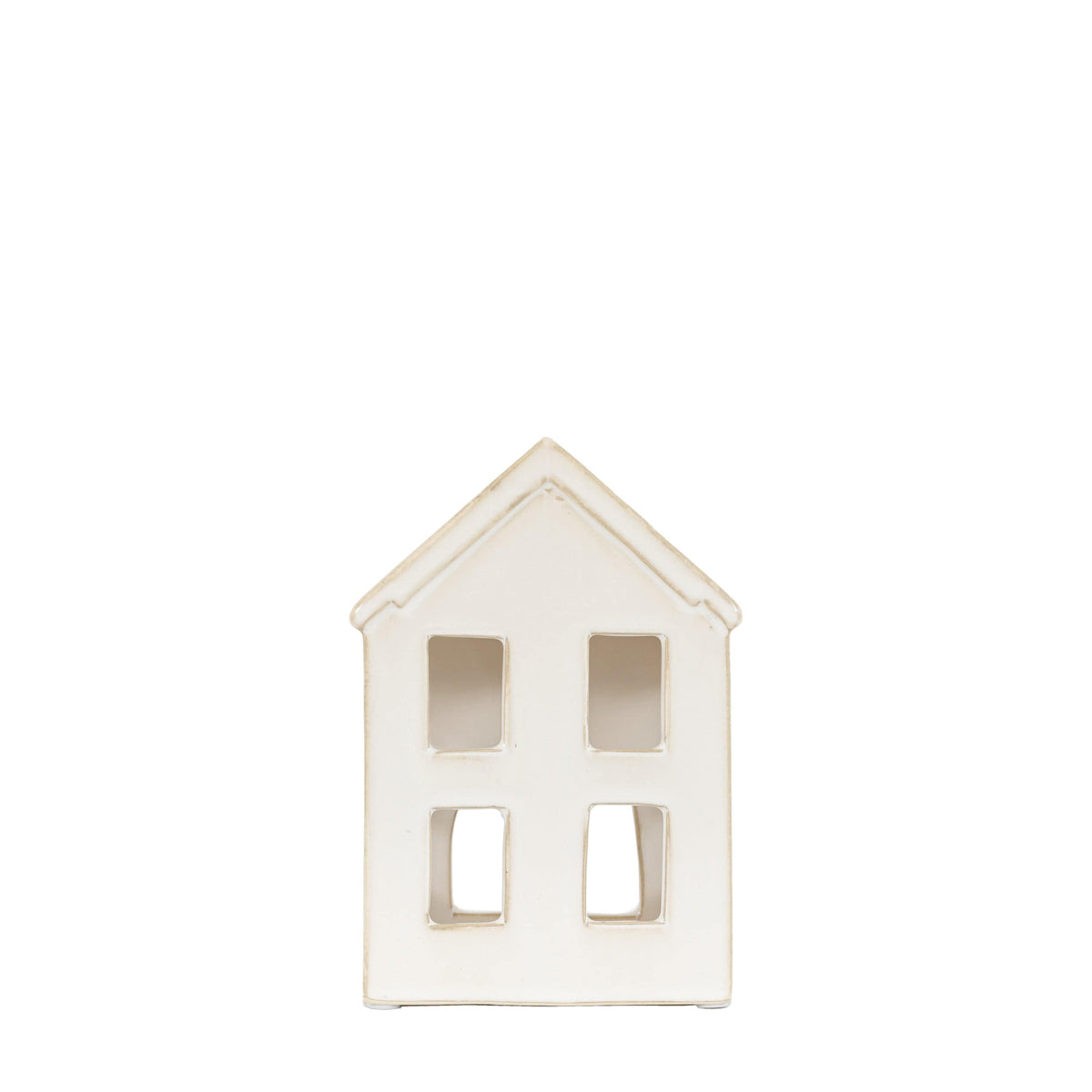 Bodhi Accessories Pearly White Houses Tealight Holder Trio House of Isabella UK