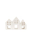 Bodhi Accessories Pearly White Houses Tealight Holder Trio House of Isabella UK