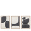 Bodhi Accessories Pebble Collection Framed Canvas Set of 3 House of Isabella UK