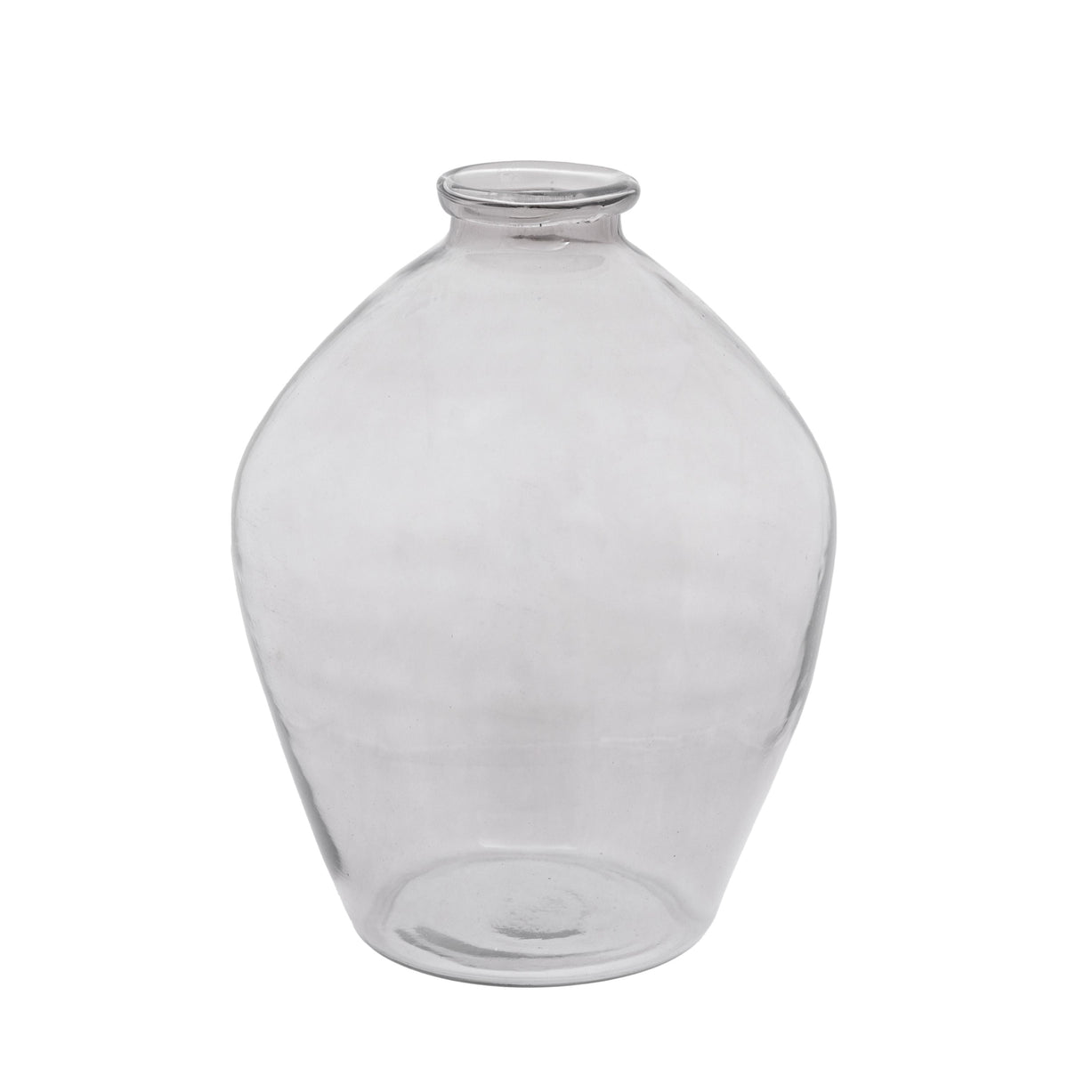 Bodhi Accessories Pereda Handblown Glass Vase Smoke House of Isabella UK