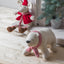 Bodhi Accessories Peter Polar Bear Doorstop Cream/Red House of Isabella UK
