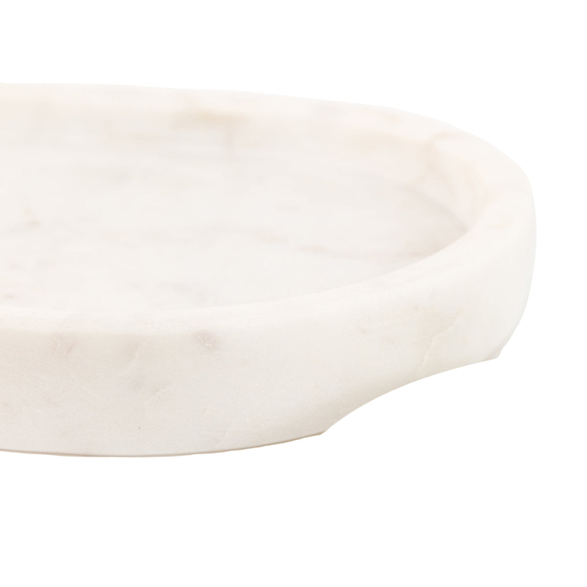 Bodhi Accessories Piedra Marble Trinket Tray White Set of 2 House of Isabella UK