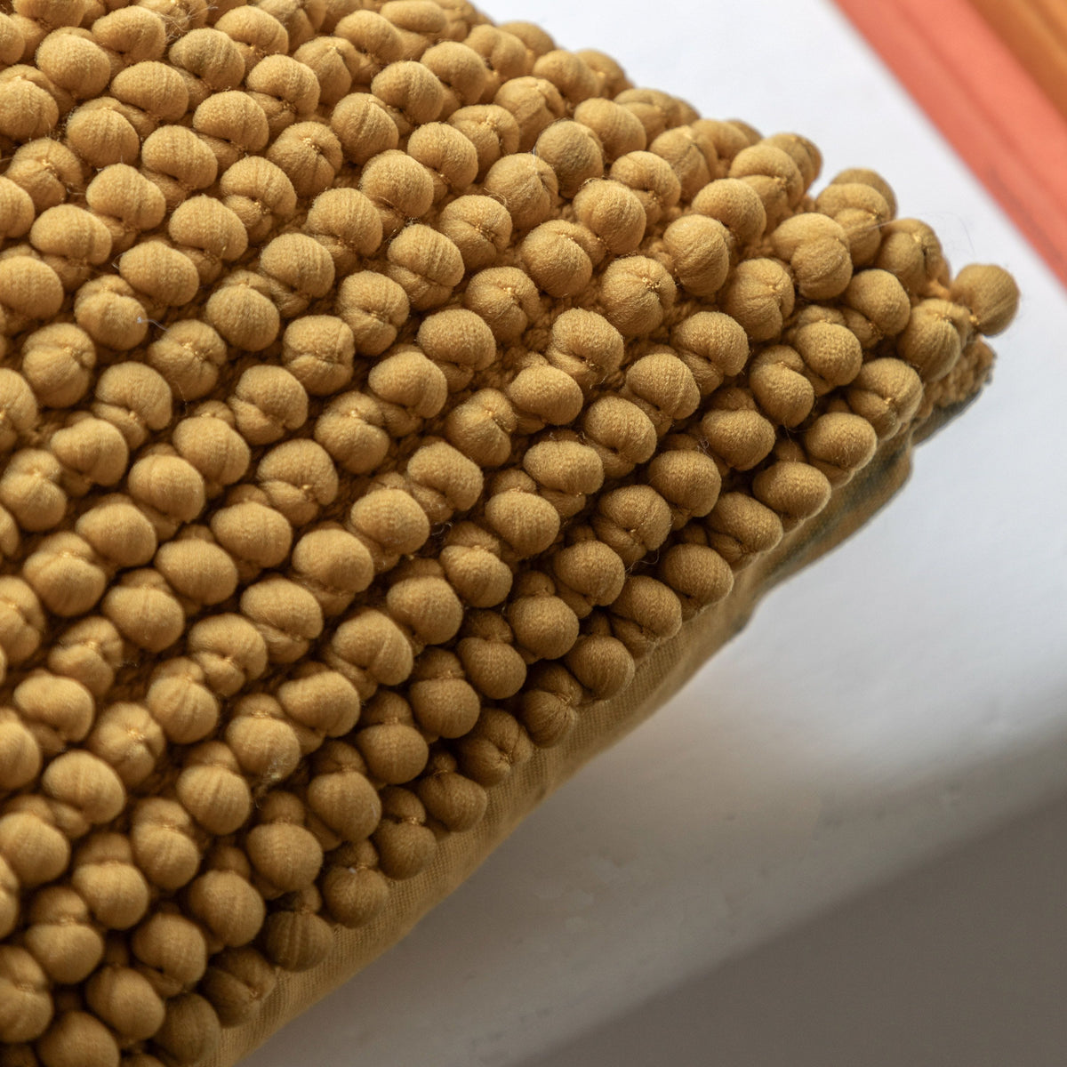 Bodhi Accessories Piko Cushion Ochre House of Isabella UK