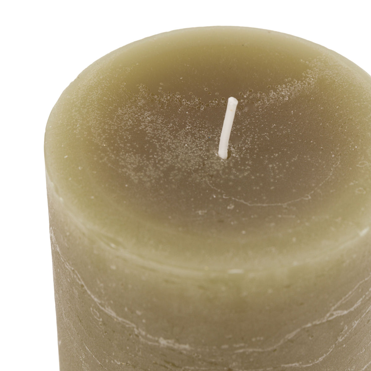 Bodhi Accessories Pillar Candle Rustic Olive 2pk Large House of Isabella UK