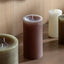 Bodhi Accessories Pillar Candle Rustic Taupe 2pk Large House of Isabella UK