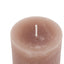 Bodhi Accessories Pillar Candle Rustic Taupe 2pk Small House of Isabella UK
