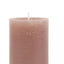 Bodhi Accessories Pillar Candle Rustic Taupe 2pk Small House of Isabella UK