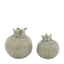 Bodhi Accessories Pomegranates Sculpture Fennel Green Set of 2 House of Isabella UK