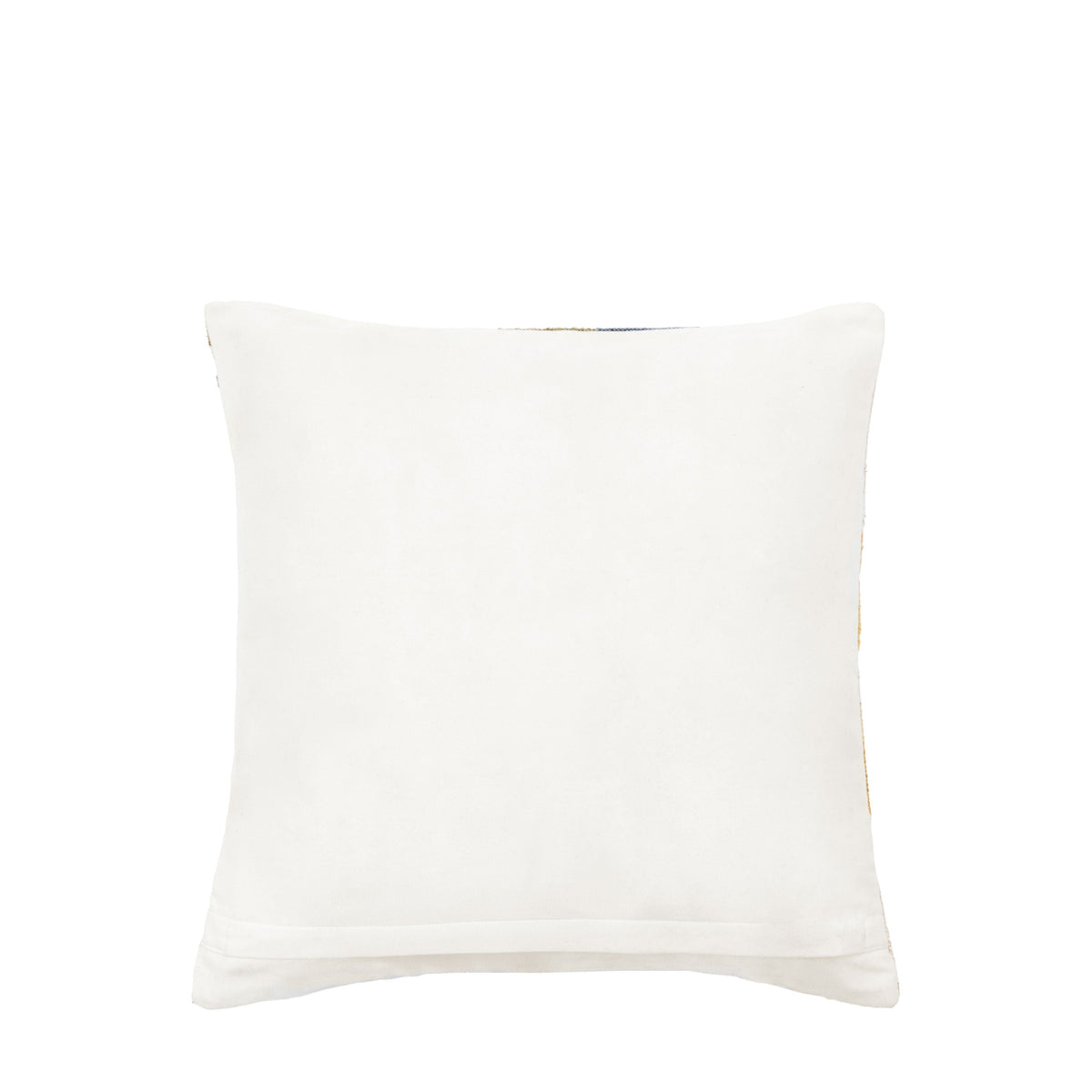 Bodhi Accessories Quin Jacquard Cushion Ochre and Navy Square House of Isabella UK