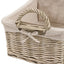 Bodhi Accessories Rama Lined Baskets Natural Set of 3 House of Isabella UK