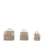 Bodhi Accessories Rama Lined Baskets Natural Set of 3 House of Isabella UK