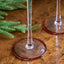 Bodhi Accessories Red Rim Glass Candle Stick Set of 2 House of Isabella UK