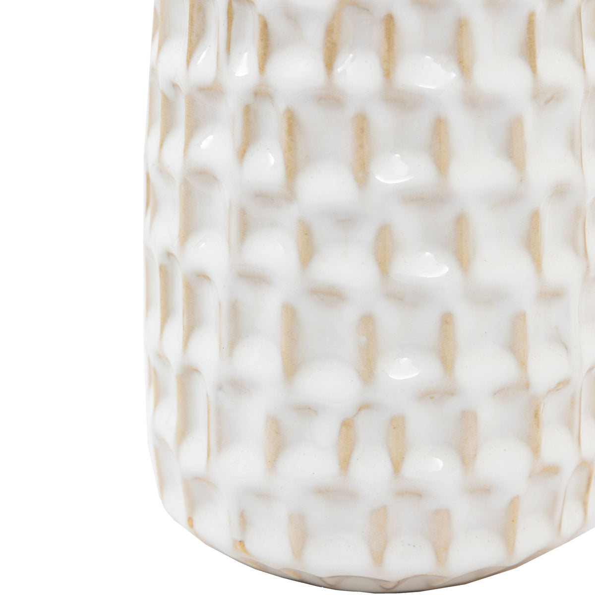 Bodhi Accessories Reno Reactive Glaze Vase White Set of 2 House of Isabella UK