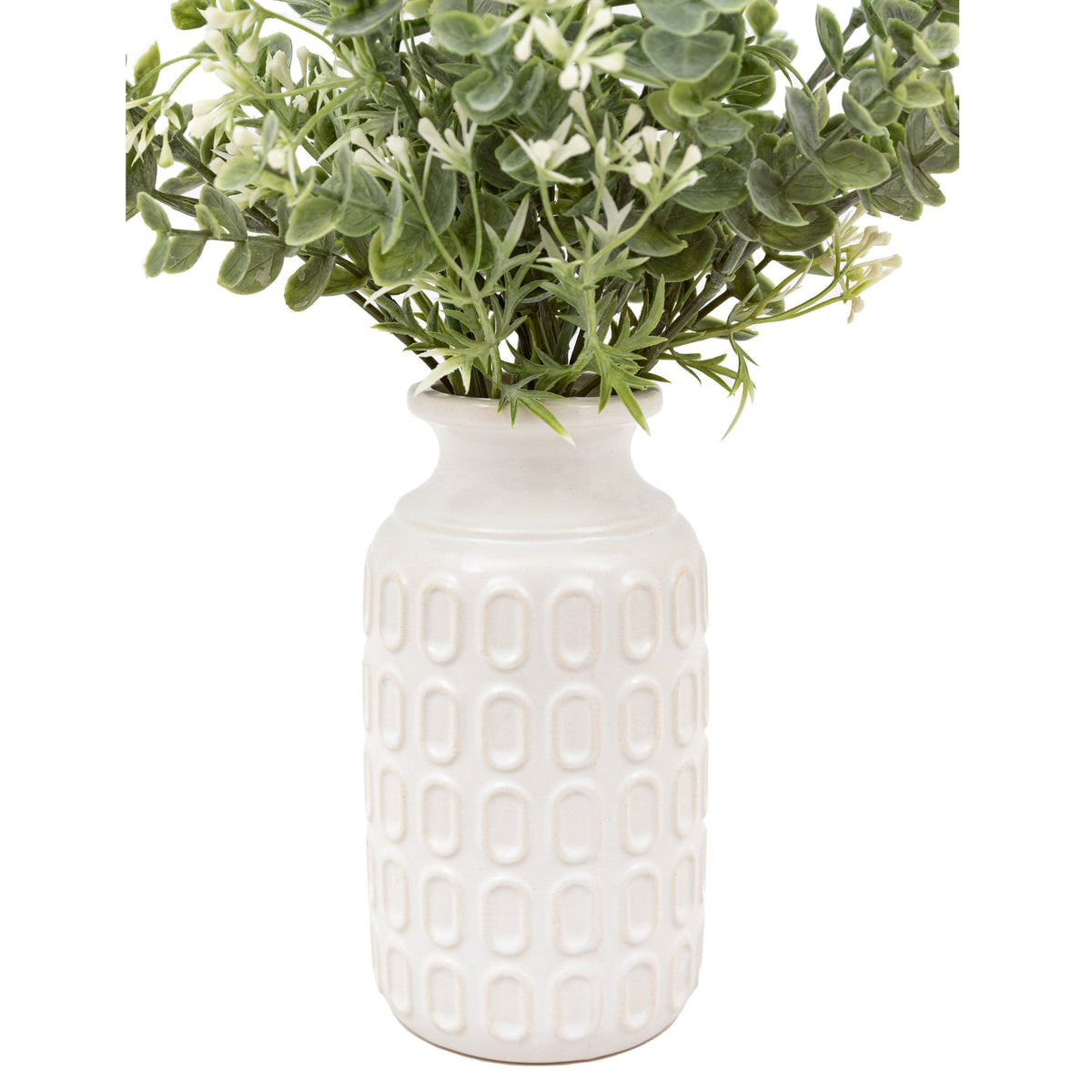 Bodhi Accessories Retro Vase with Eucalyptus House of Isabella UK