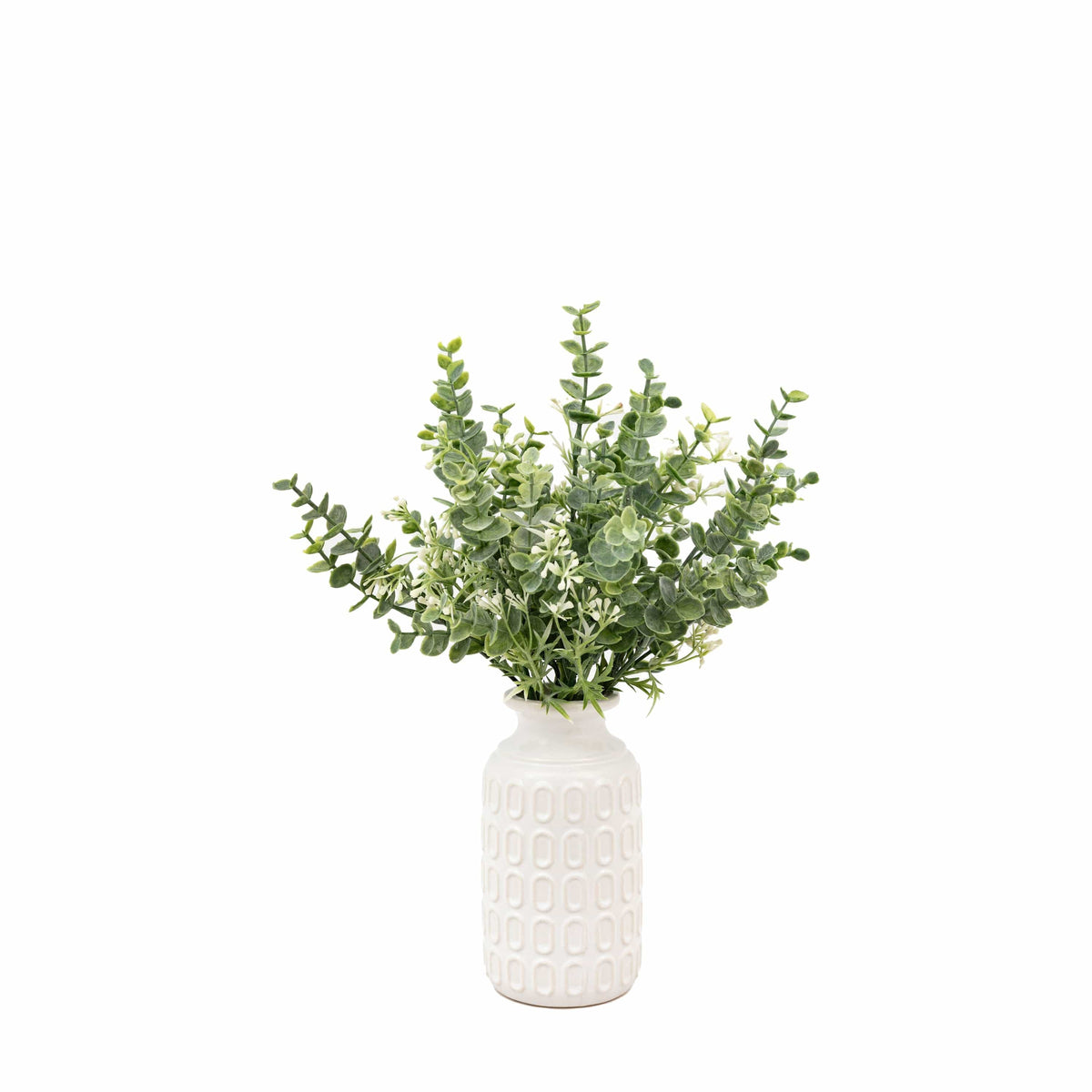 Bodhi Accessories Retro Vase with Eucalyptus House of Isabella UK