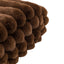 Bodhi Accessories Ribbed Faux Fur Throw Chocolate House of Isabella UK