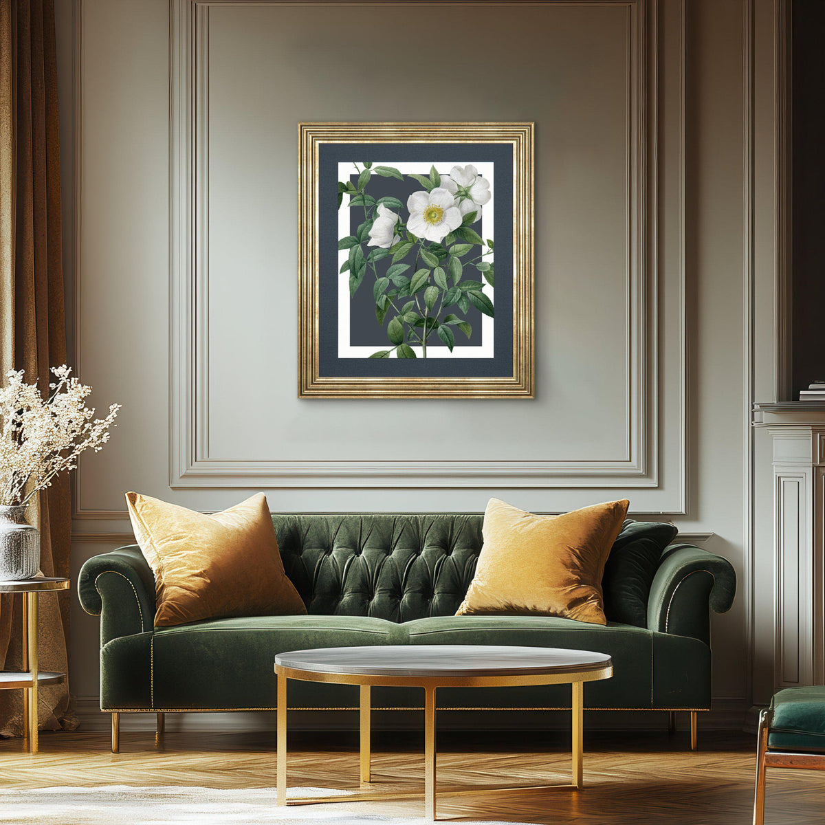 Bodhi Accessories Rosa Nivea Framed Canvas House of Isabella UK