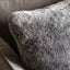 Bodhi Accessories Rosco Faux Fur Cushion Smoke Grey Square House of Isabella UK